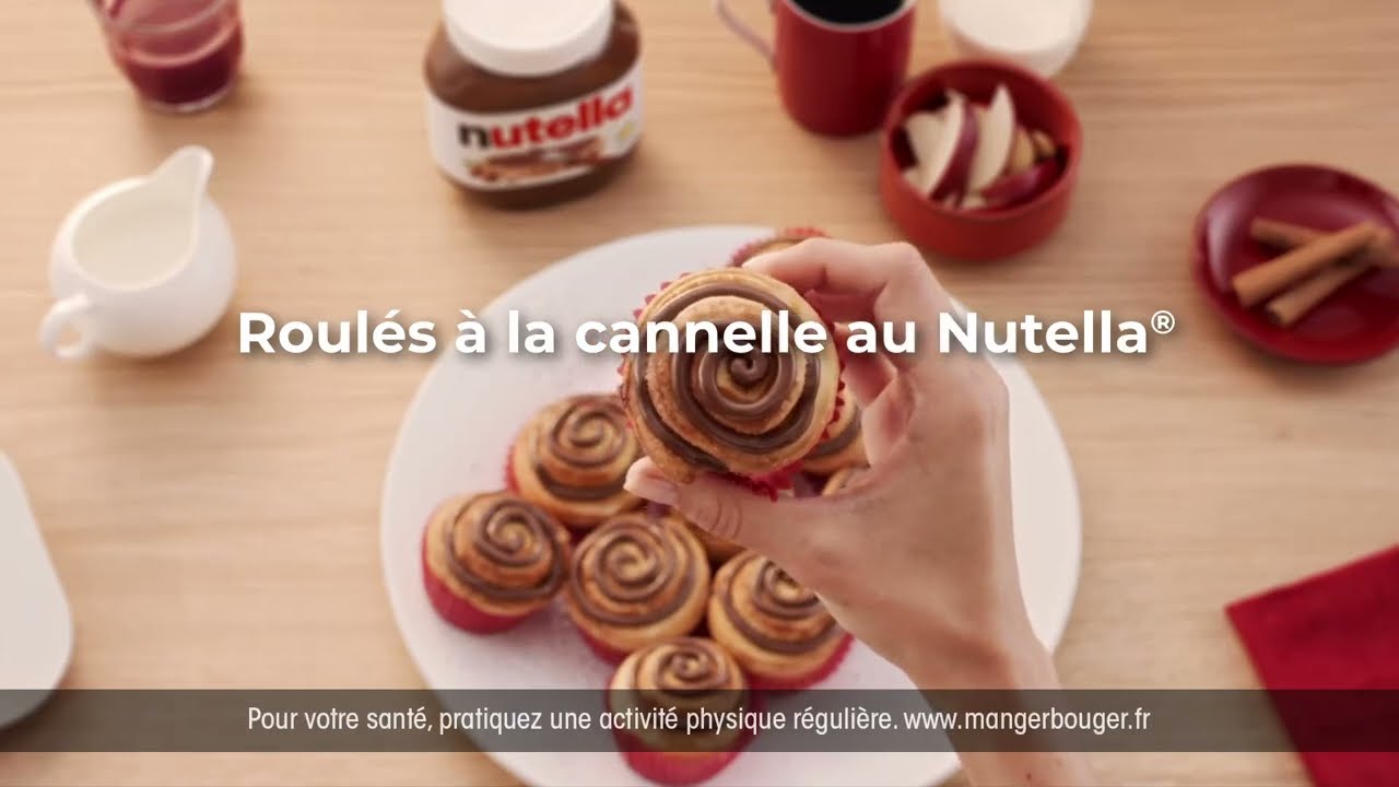 Roulés à la cannelle au Nutella® - Recette de Noël au Nutella®