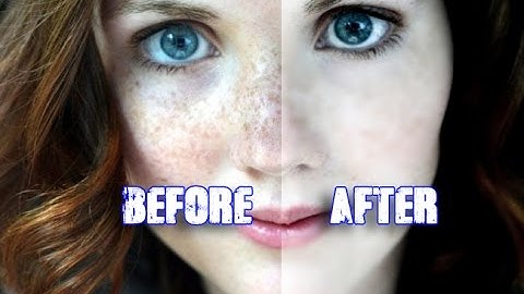Photoshop Tutorial How to Quickly Smooth Skin and Remove Blemishes & Scars 2017
