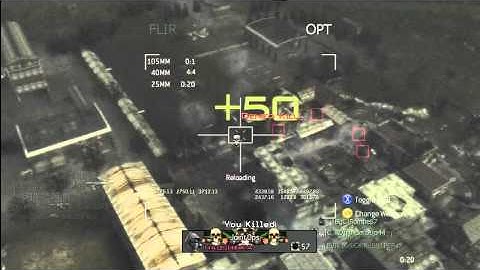 Modern Warfare 3: AC-130 Killstreak Gameplay