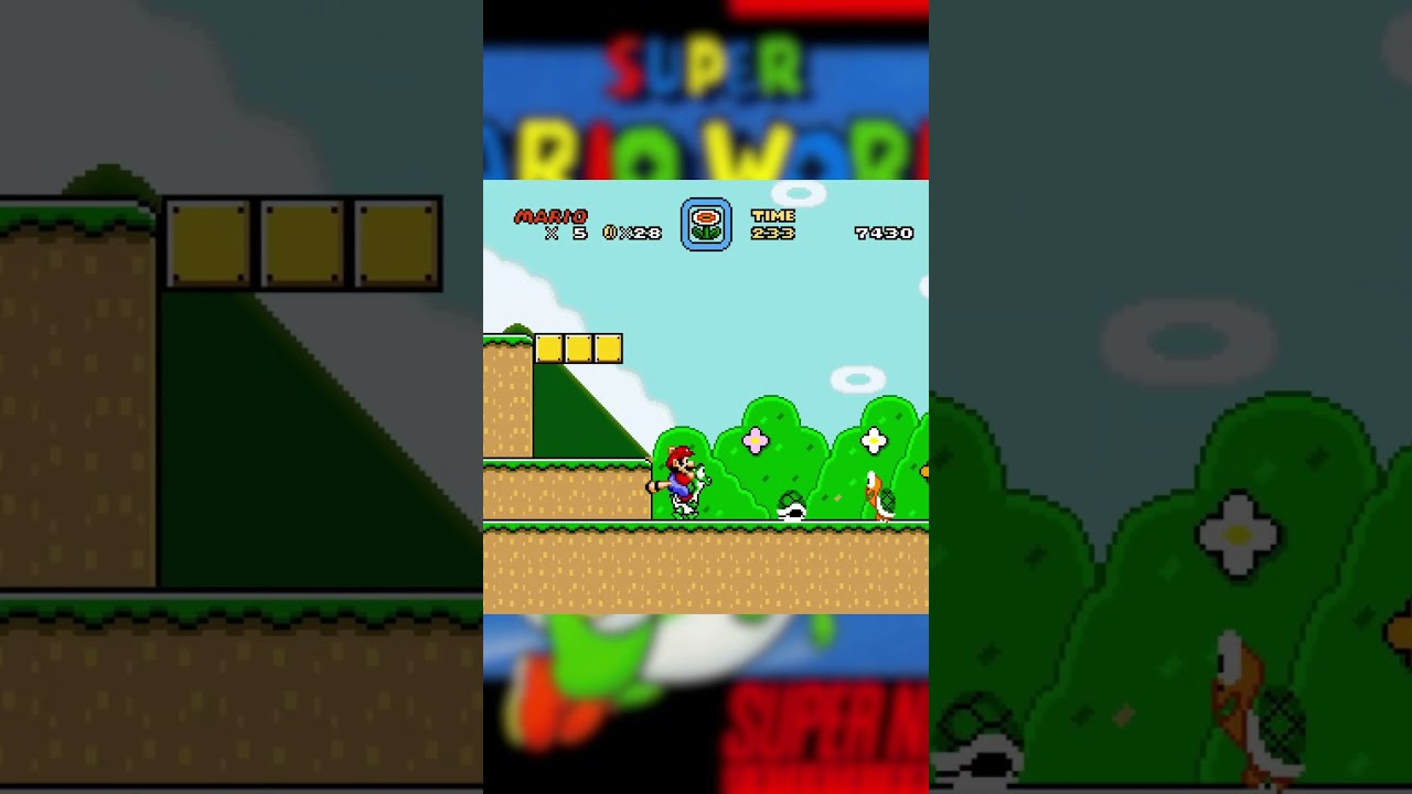 Play SNES Super Mario World Beta by Yoshi Master Online in your browser 