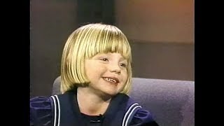 Lulu Cash Gibson (Child Genius) on Letterman, December 15, 1989