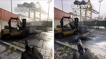 SHIPMENT Map COMPARISON |  COD Modern Warfare 2019 vs COD Mobile 2025