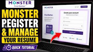 How to register with Monster for resume management productivity - Quick Tutorial How to register with Monster for resume management productivity - Quick Tutorial