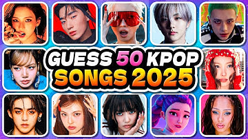 GUESS 50 KPOP SONGS 🎵 2025 Songs Edition | Kpop Game 2025