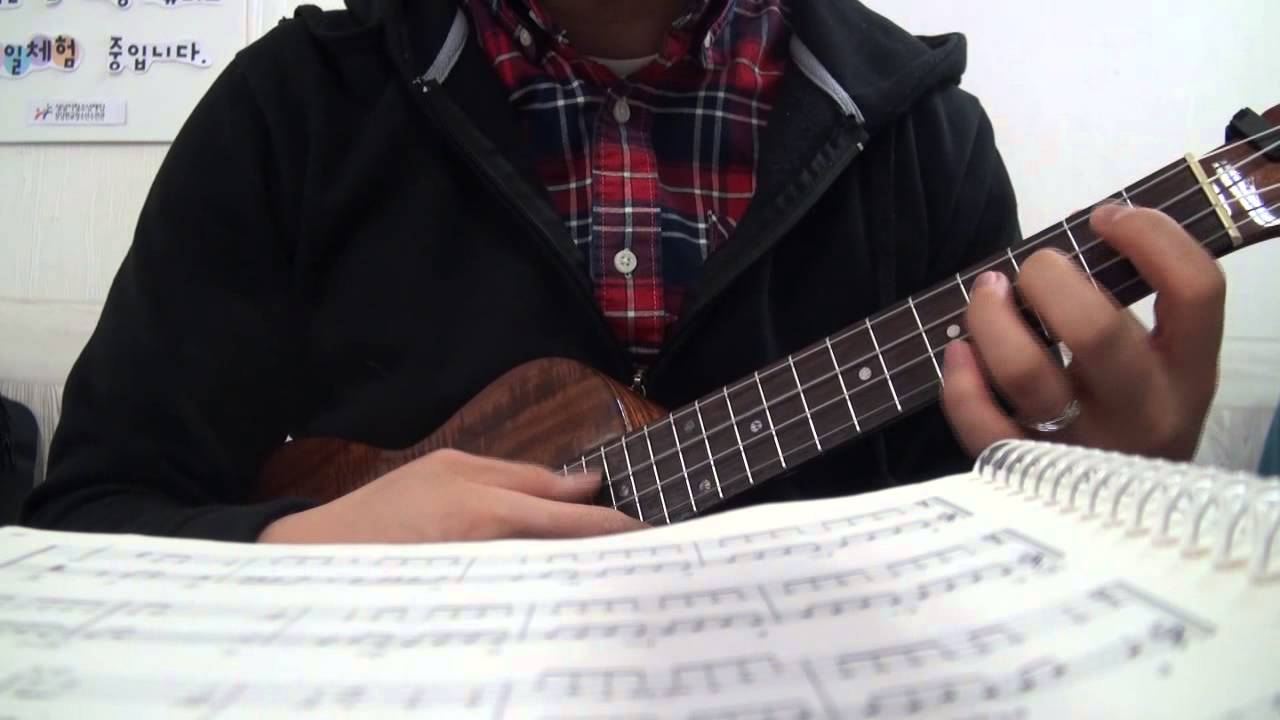 우쿨렐레서슨생 The entertainer ukulele ensemble part.1 YouTube