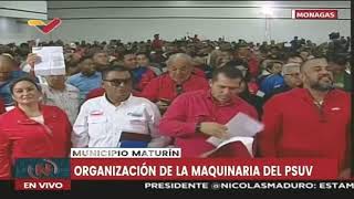 Monagas | Reunión de equipos políticos del PSUV