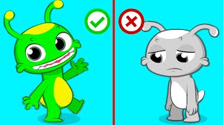 Groovy The Martian educational videos | Learning the emotions with funny songs for kids