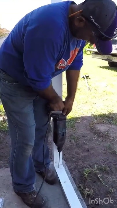 How To Screw Down A Screen Room Patio diy construction vlog three-different-ways-to-screw-a-bolt-into-wood-youtube