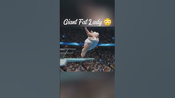 Giant Fat Old Lady spin & Dive in Olympic performance #ai #shorts #shortsfeed #shortvideo