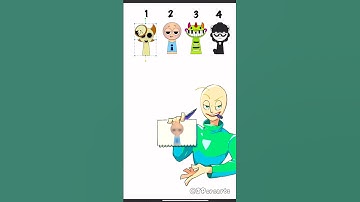 Which one is Correct? Baldi Basics  #baldisbasics #art #roblox