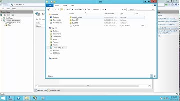 Sửa lỗi không cấu hình được chứng thư  - There was an error while performing this operation