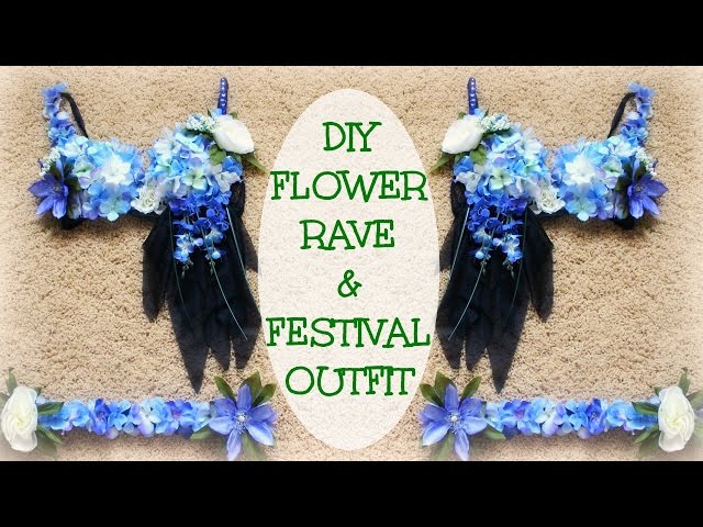 DIY Rave Flower Hat Tutorial 