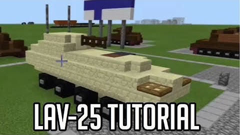 Minecraft | How To Build A Lav-25 | IFV Tutorial