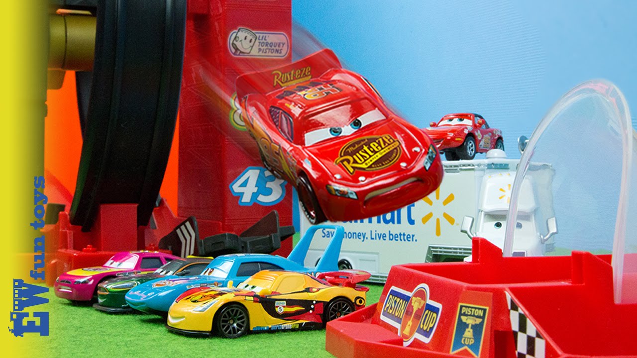Details about   Disney Cars Lightspeed Loopin' Launcher Super Stunt Action Race Track NO CAR 