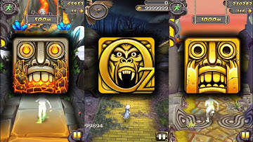 Temple Run 2 Volcano Island Vs Temple Run Oz Vs Temple Run 2 Sky Summit - Endless Run Game play