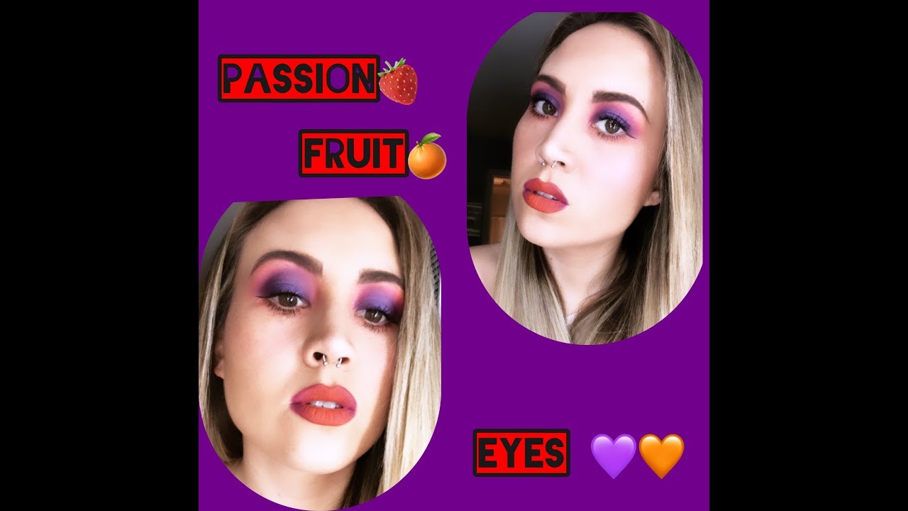 Passion fruit eyes 👀🍒🍊🍇❤️