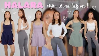 Halara try on haul | Tops, dresses & MORE!🧘‍♀️ (affordable active wear)