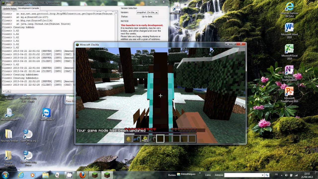 tuto comment avoir le nouveau launcher de minecraft version cracké 1.6. ...