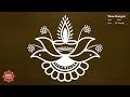 Diwali lotus flower diya rangoli  deepavali muggulu  karthigai deepam kolam  wow rangoli
