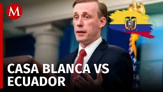 Estados Unidos condena violencia en asalto a embajada de México en Ecuador
