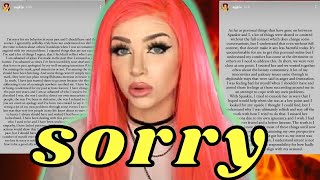 MYKIE (Glam&Gore) public RESPONSE to SWOOP's video (24Hr APOLOGY)