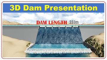 3D Dam Presentation: Visualizing the Future of Water Infrastructure | Dam 3D | Sketchup | lumion