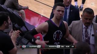 Austin Rivers and Doc Rivers Technical Fouls - Houston Rockets vs. LA Clippers - 30/12/2016