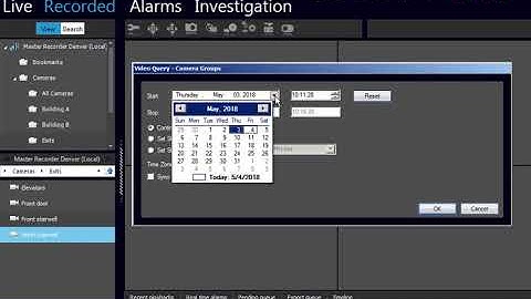 VMS TechTips Make a Recorded Video Query in Review