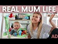 REAL MUM LIFE VLOG UK | George's New Graco Turn2Me Car Seat & Batch Cooking Baby Food | HomeWithShan
