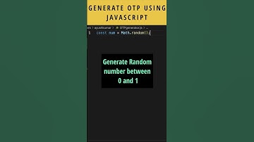 OTP Generator using JavaScript 🔥 #shorts #javascript #apnikaksha #physicswallah #trending #viral