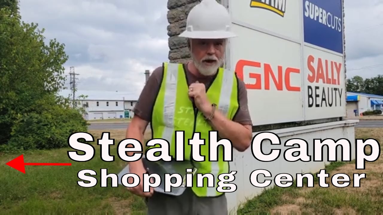 Stealth Camping at Shopping Center The Perfect Stealth Disguise