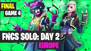 FNCS SOLO Qualifier 2 EU Game 4 Highlights Fortnite Tournament