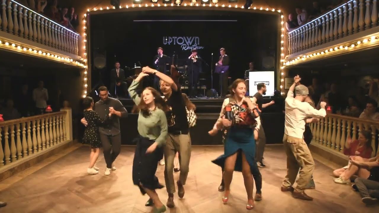 Uptown Rhythm 2022: Lindy hop JnJ Open Competition Final with Home Jazz Band