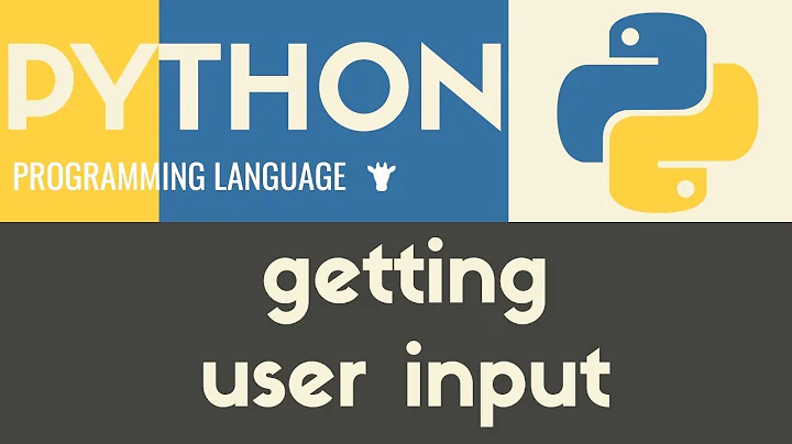 Getting Input From Users | Python | Tutorial 8