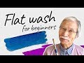 [Eng Sub] Flat wash Technique: Do's & Don'ts  | Watercolor for Beginners