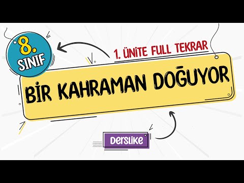 8. Sınıf İnkılap Tarihi 1. Ünite Full Tekrar | Bir Kahraman Doğuyor