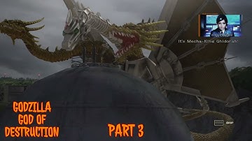 Godzilla PS4: Mech-King Ghidorah Attacks!(Part 3)