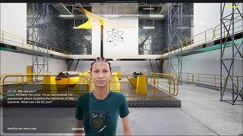 Unreal Engine 5.3 - Testing convai with Metahuman (Lena) (Part 1) - 4K