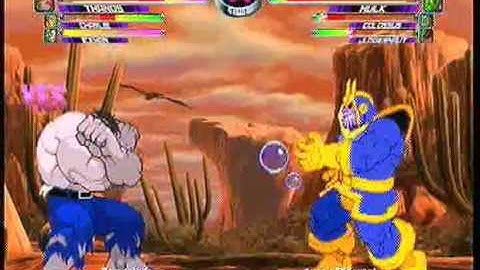 MvC2 Online (360): Brett (Cha/Ice/Tha) vs useleSSSavant (Jug/Hulk/Col) 36 .:1.12.11:.