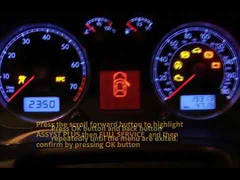 fiat doblo 2009 11 how to reset service light indicator kia rio service light reset