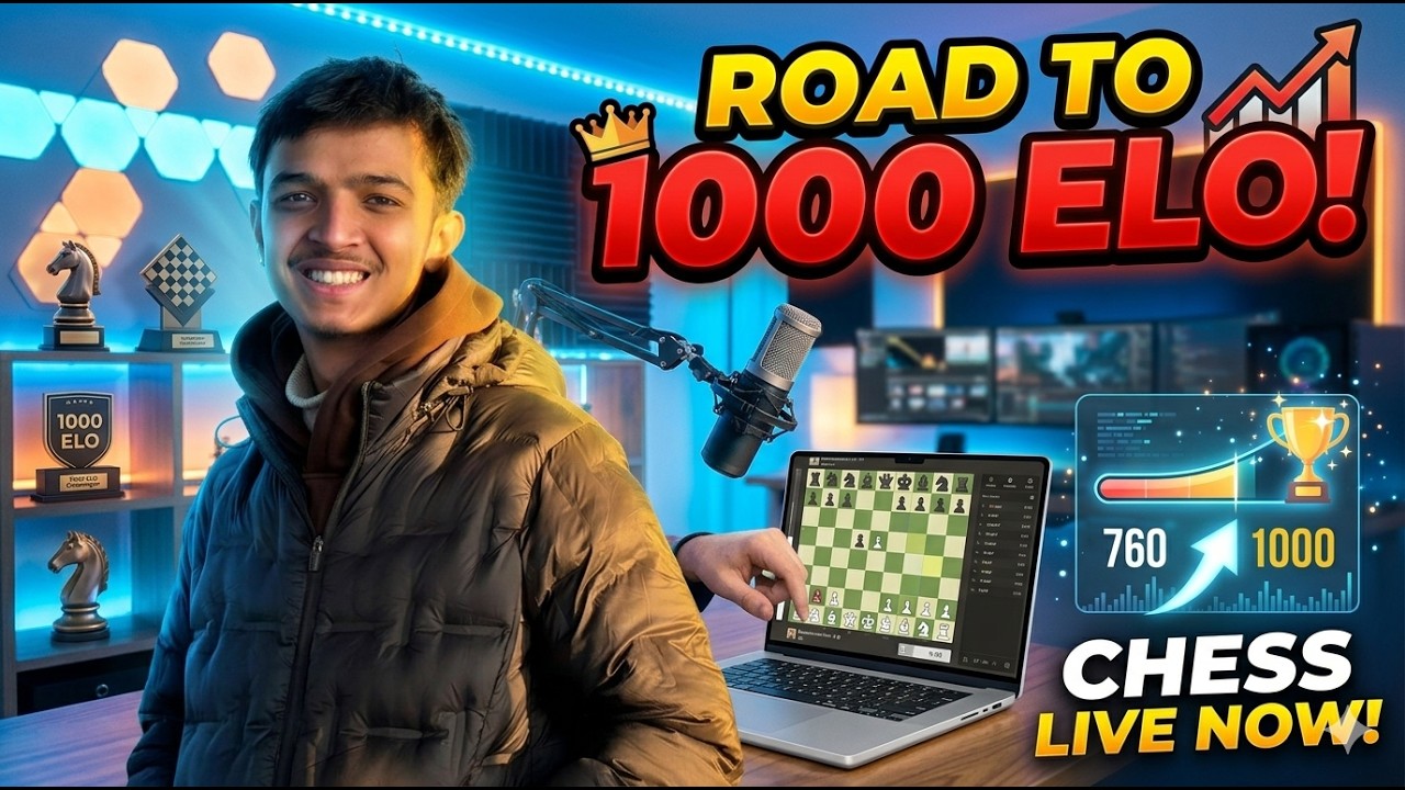THE ROAD TO 1000 ELO! 📈 | Chess Speedrun (Day 1) - YouTube