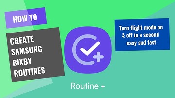 Samsung Bixby Best Routines: Easy flight mode routine ✈