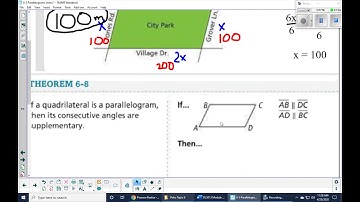 Geometry: 6.3 Video Lesson Parallelograms