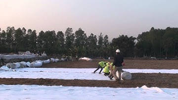 Thi công vải địa kỹ thuật