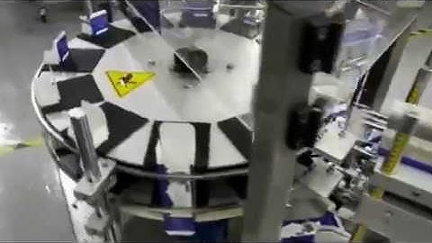 Semi automatic vertical rotary cartoning packaging machine