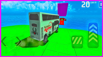 Mega Ramp Bus Stunts Simulator: Coach Bus Extreme Stunt Racing - Android Gameplay[2]🔥
