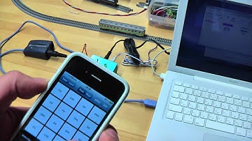 iPhoneを使って鉄道模型を動かしてみる(MIDI + WiFi)