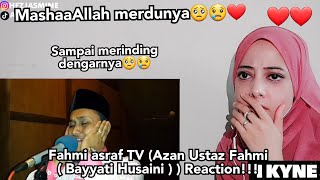 Fahmi asraf TV (Azan Ustaz Fahmi ( Bayyati Husaini ) ) Reaction!!!