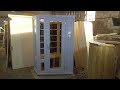 Видеообзор кедровой 1местной ик-сауны с карбоновыми нагревателями