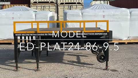 TBC-ramps.com EDPlat24-86-9.5 Forklift Dock / Platform / Yard Dock